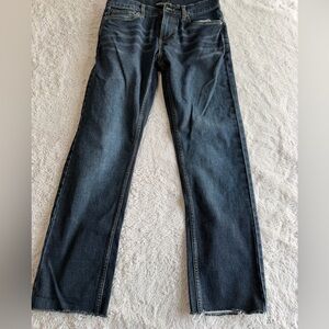 Dark Blue Men’s Straight-Leg Jeans